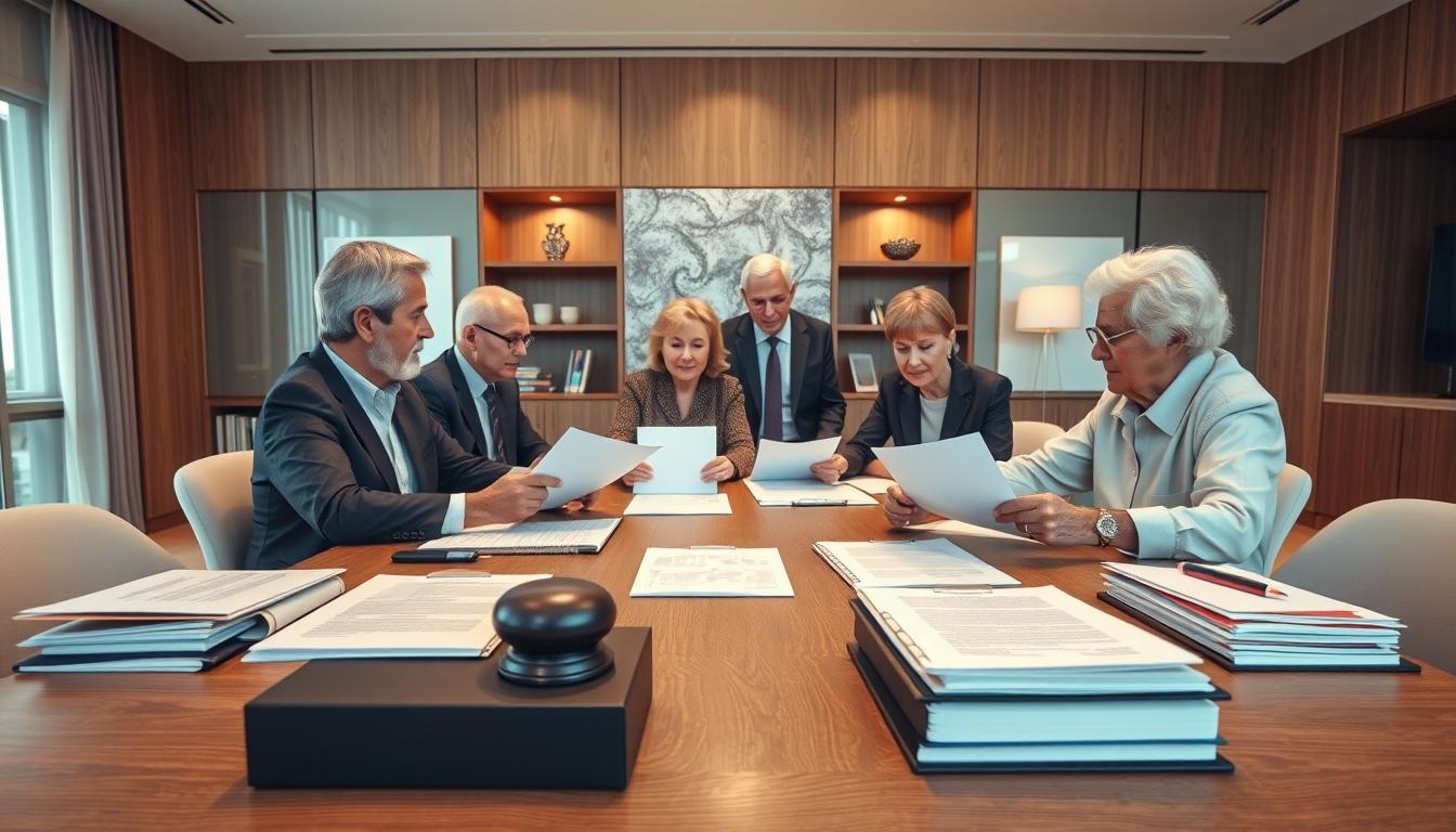 Property settlement documents and transfer review